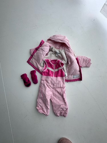 Columbia pink hooded - pink, insulated