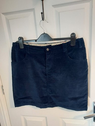 Mistral navy blue velvet skirt - mistral,
