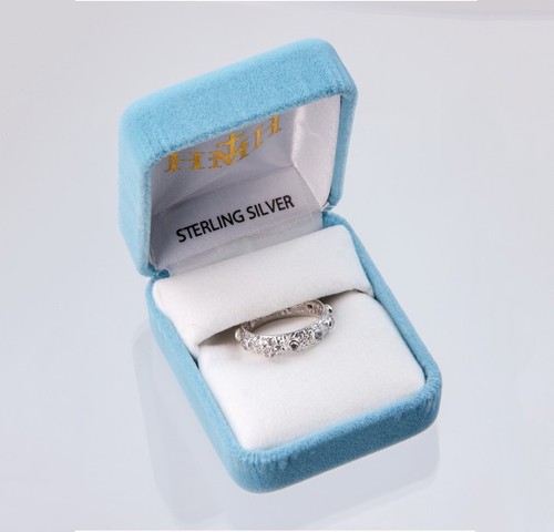 Sterling silver rosary ring - silver,