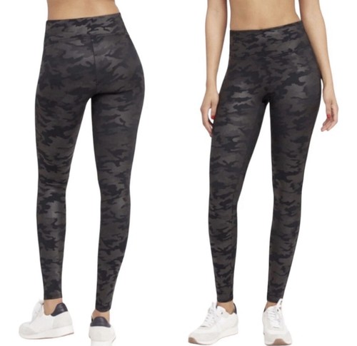 Spanx matte black - faux, leather