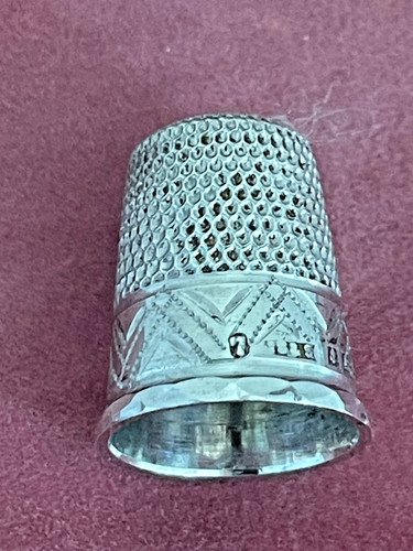 Silver thimble size james - silver,