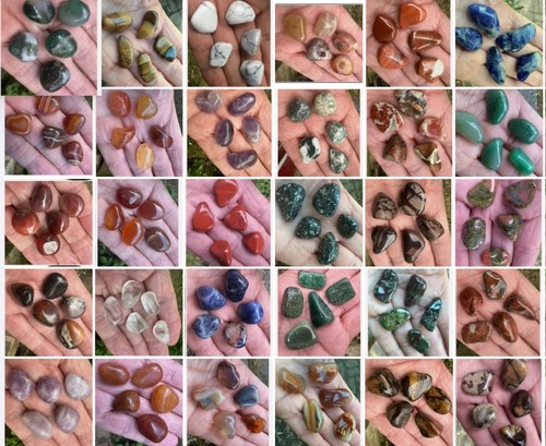 Polished tumblestones 33 - x,