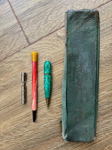 Vintage 1920s leather pencil
