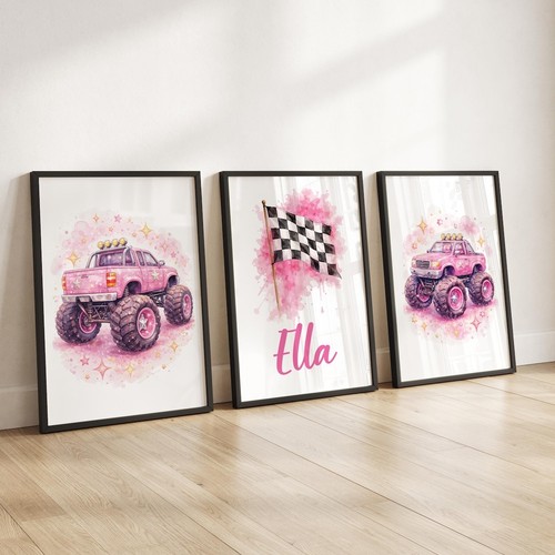 Personalised pink monster - personalised,