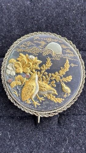 Antique meiji japanese shakudo - japanese,