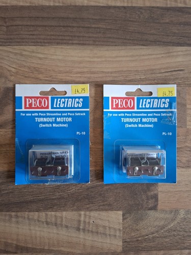 Peco turnout motors - turnout,