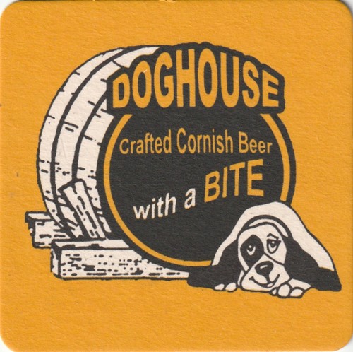 Beer mat doghouse - beer,