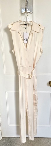 Zara satin belted cargo - zara,