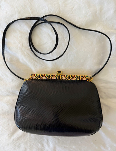 Judith leiber black beaded - black,