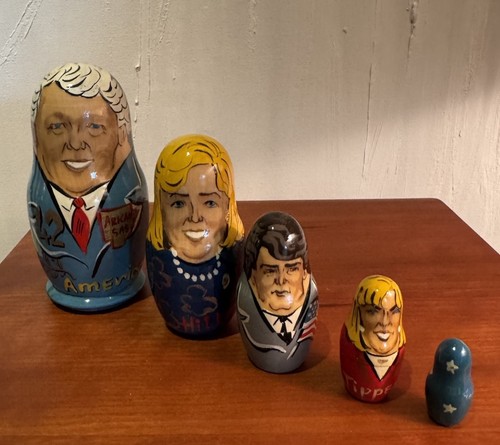 Vintage russian nesting dolls - vintage,
