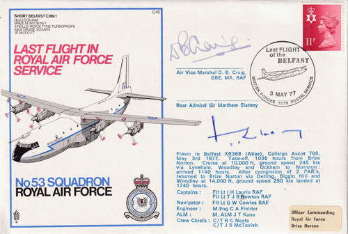 Belfast xr366 flown rafm - xr366,
