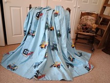 Boys curtains tractors - tractors,