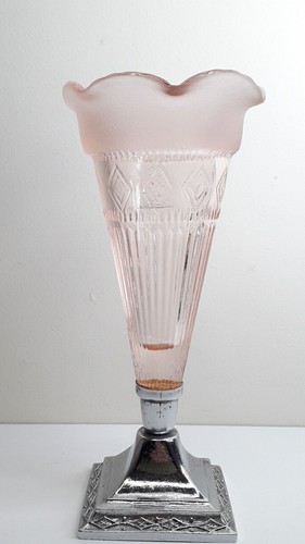 Art deco bagley glass - glass, vase