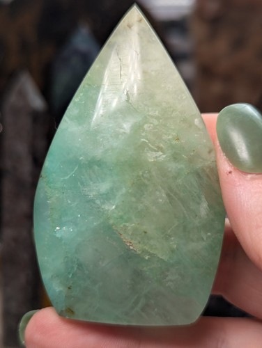 Natural green aquamarine - natural,