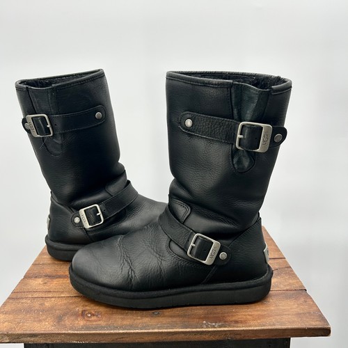 Ugg kensington black - ugg, leather