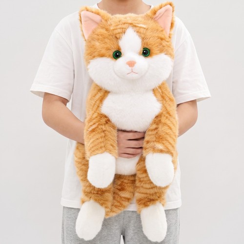 Lifelike cat plush - toy, soft