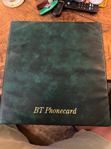 Chip phonecard album - bt,
