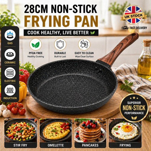 New 28cm large non - new, black