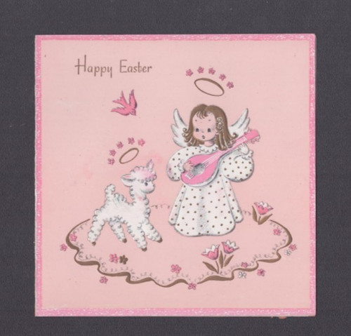 Greeting card happy - card, easter