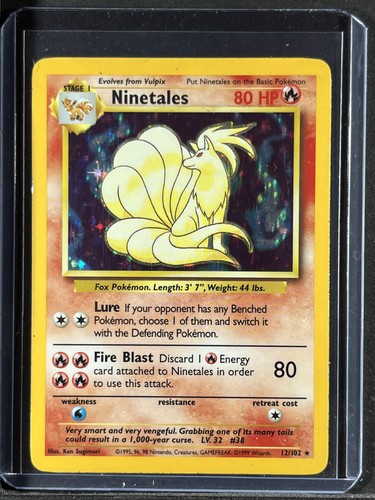 Ninetales 012 102 base set - #012/102,