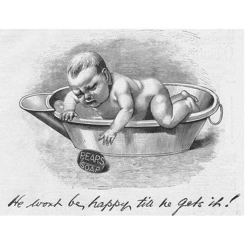 Pears soap baby bath - in,