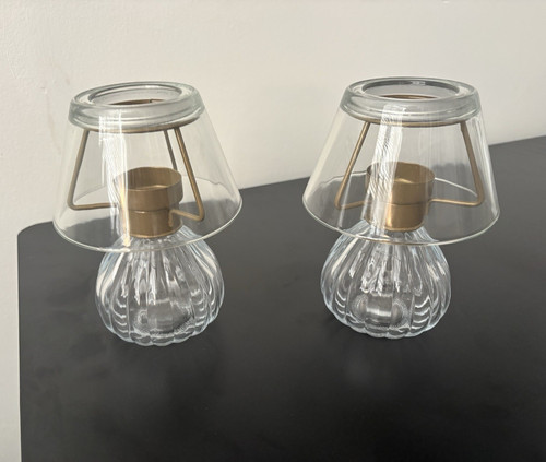 Set clear glass - clear, modern