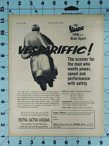 1960 vespa 150 gran sport - 1960,