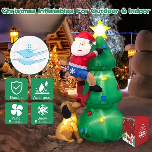 6ft lighted christmas tree - lighted,