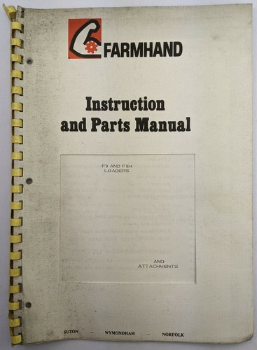 Farmhand operators manual - farmhand;,