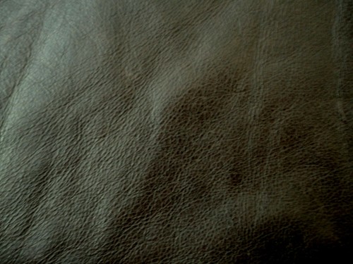 Dark brown distressed leather - dark,