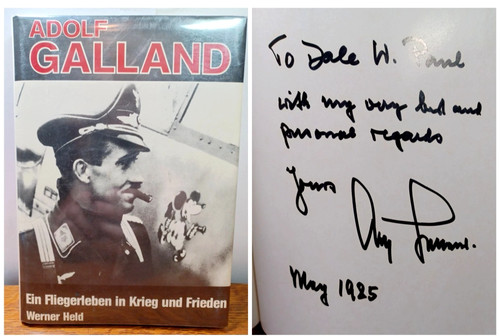 Signed adolf galland - signed,