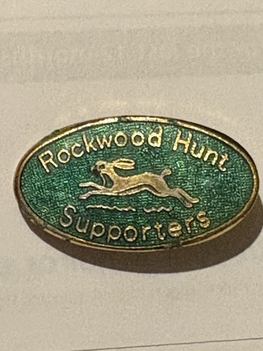 Rockwood hunt badge - rockwood,
