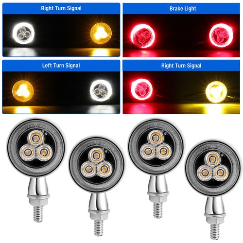 4pcs chrome led turn - chrome,