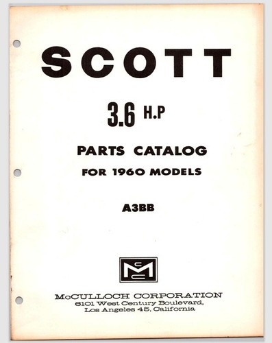 Scott mcculloch hp - mcculloch, 3.6