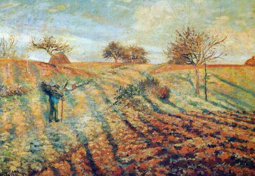 Art postcard camille pissarro - art,