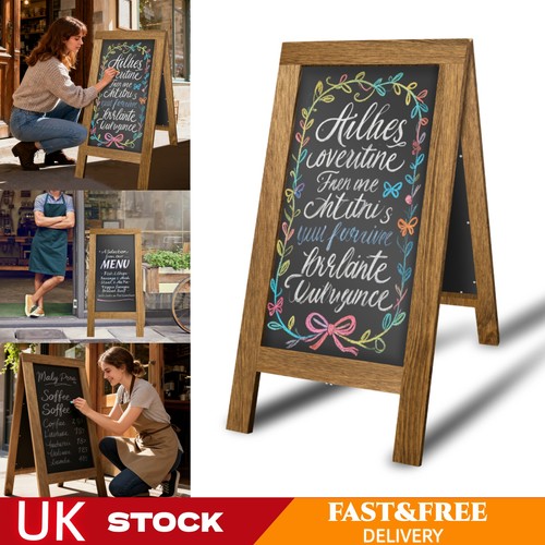 Large wooden blackboard - large,