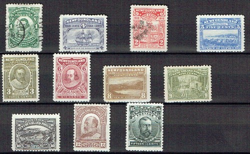 Newfoundland 1910 mint set - mint,
