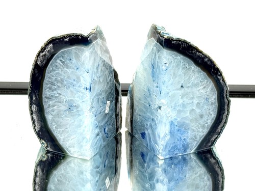 Blue agate quartz - quartz, crystal