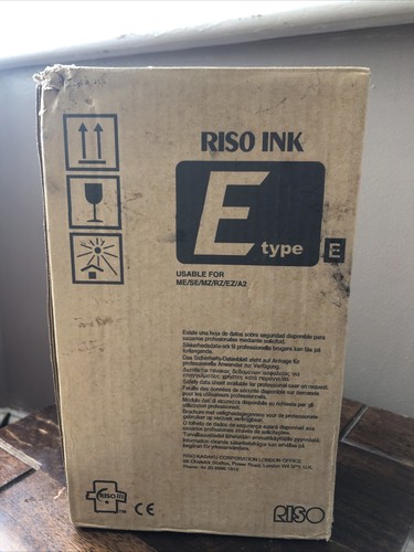 Riso type ink - e,