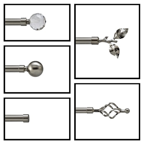 Curtain pole end - pole, for