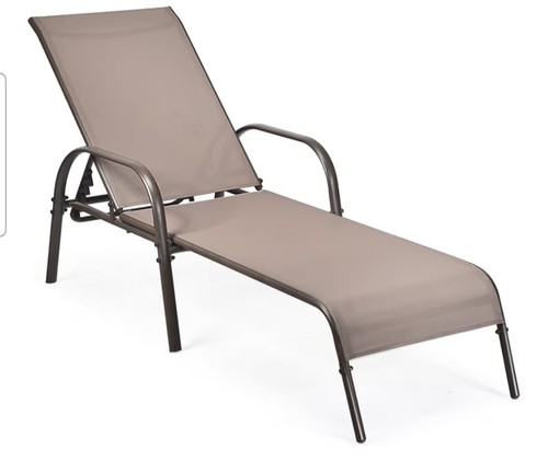 Costway garden sun lounger - garden,