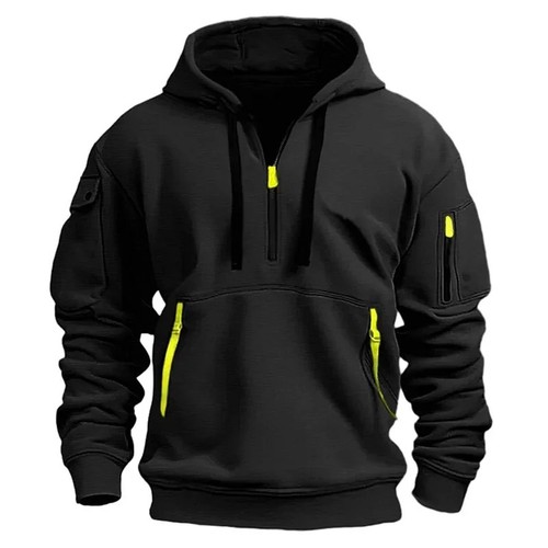Men retro sweatshirt - work, half