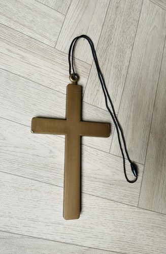 Large gold crucifix cross