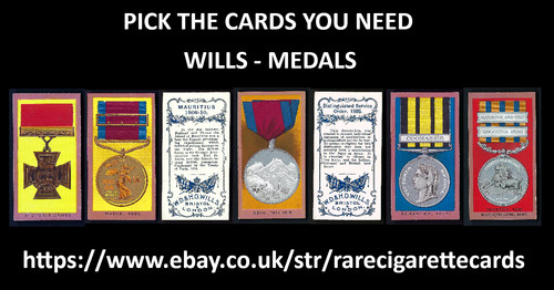 Wills medals pick the - wills,