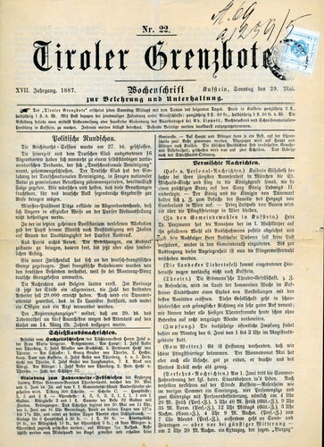 Weekly magazine tyrolean - magazine,