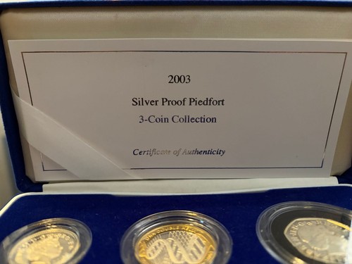 2003 silver proof piedfort - 2003,