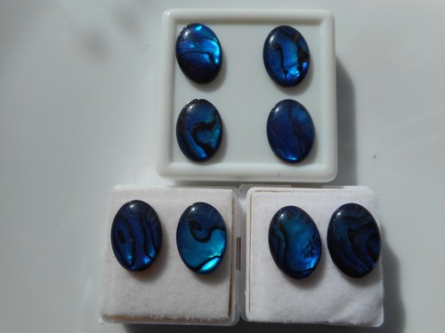 Abalone shell cabochons oval - abalone,