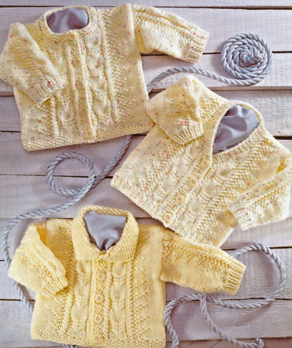 798 baby girls aran cardigans - 798,