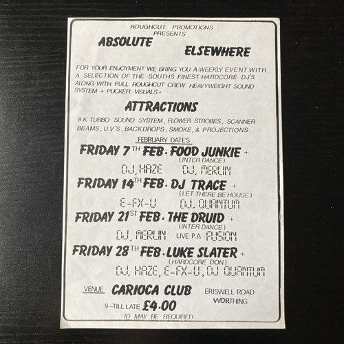 Absolute everywhere rave flyer - absolute,