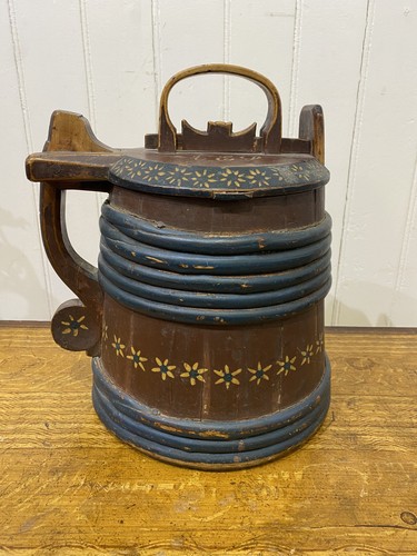 Antique swedish coopered dairy - antique,